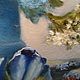 Oil painting flowers vase 'Solo blue iris'. Pictures. Comfort-art (Comfort-art). My Livemaster. Фото №4