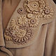 Light beige demi-season fur coat ' Lace'. Fur Coats. KVITKA. Online shopping on My Livemaster.  Фото №2