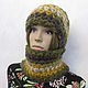 Order Knitted set - hat and snood 'Asterisks'. Cozy corner (nadejdamoshkina). Livemaster. . Headwear Sets Фото №3