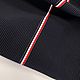 Фактурное джерси с рубчиком темно-синего цвета в стиле THOM BROWNE. Ткани. LosCut Итальянские ткани. Ярмарка Мастеров.  Фото №4