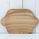 Large wooden tray made of oak. Color 'walnut', Trays, Moscow,  Фото №1