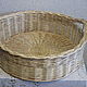 Large round basket with handles, Basket, Kirovo-Chepetsk,  Фото №1