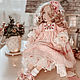 doll Lisa. Author's textile doll collectible. Boudoir doll. AlbinaDolls. My Livemaster. Фото №4