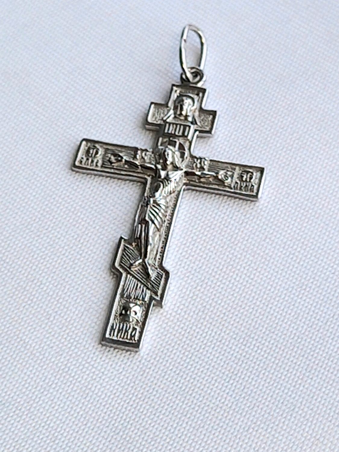 Крест православный. Арт.082Ag, Крестик, Электросталь,  Фото №1