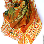 Аксессуары handmade. Livemaster - original item Batik handkerchief 