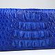 Кошелек-клатч из кожи крокодила на одной молнии IMA0032C1. Кошельки. CrocShop товары из экзотической кожи. Ярмарка Мастеров.  Фото №6