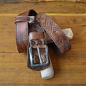 Аксессуары handmade. Livemaster - original item The genuine leather strap. Handmade.