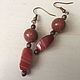 Earrings with aventurines and carnelian ' Sands of the Sahara», Earrings, Moscow,  Фото №1