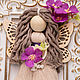 Macrame doll in photo frame 18/22. Interior doll. Kukly makrame NATALINI. Ярмарка Мастеров.  Фото №7