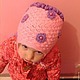Шапочка "Ария". Шапки. Olga3670. Интернет-магазин Ярмарка Мастеров.  Фото №2