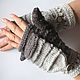 Mittens fingerless gloves Convertible Mittens grey. Mittens. Initasworks (Inita). Online shopping on My Livemaster.  Фото №2
