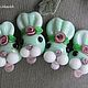 Зайчики бусины лэмпворк ручной работы, lampwork бусины кролики. Бусины. Инна Киркевич. Ярмарка Мастеров.  Фото №4