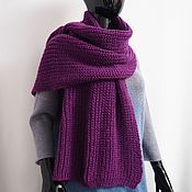Аксессуары handmade. Livemaster - original item Scarves: Women`s scarf knitted in a large elastic band. Handmade.