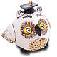 Owl ceramic bell. Owl out of clay. Bells. FunIdea. Online shopping on My Livemaster.  Фото №2