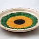 Plate Sunflower. Plates. Elena Zaychenko - Lenzay Ceramics. Online shopping on My Livemaster.  Фото №2