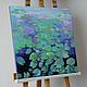 Painting 'Pond with water lilies' oil on canvas 50h50 cm. Pictures. vestnikova. Online shopping on My Livemaster.  Фото №2