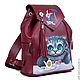 Order Backpack 'Cheshire Tea Party'. Pelle Volare. Livemaster. . Backpacks Фото №3
