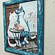 Заказать Картина "Коты на крыше". Светлана Кулакова (svetlana-kulakova). Ярмарка Мастеров. . Картины Фото №3