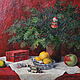 New Year's pictures of different years. Oil on canvas. Pictures. Tatiana Chepkasova. My Livemaster. Фото №5