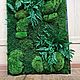 Картина из стабилизированных мхов 50*140 см. Фитокартины. Антонина Литовкина - Озеленение (Планета Флористики). Ярмарка Мастеров.  Фото №5