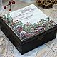 Casket winter fairy tale decoupage solid wood, Box, Moscow,  Фото №1