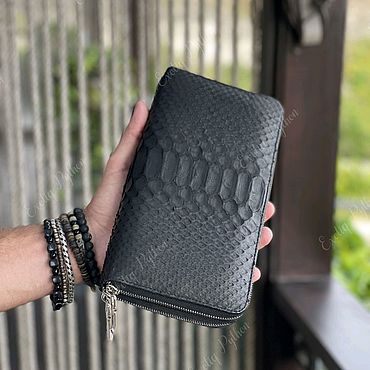 Сумки ручной работы. Ярмарка Мастеров - ручная работа Кошелёк из кожи питона. Handmade.