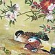 Заказать БАТИК "  УТОЧКИ МАНДАРИНКИ в СТИЛЕ ГУНБИ"". ГАЛЕРЕЯ НАТАЛЬИ МАКАРОВОЙ. Ярмарка Мастеров. . Картины Фото №3