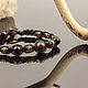 Garnet Women's Braided Bracelet, original, unusual Stylish, Braided bracelet, Magnitogorsk,  Фото №1