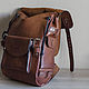 Leather urban backpack 'Classic'. Backpacks. Lemberg Leather. My Livemaster. Фото №4