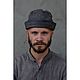 Шапка морячка из органического хлопка Cotton Sailor Hat Garment Dyed. Шапки. VÄN Studio. Ярмарка Мастеров.  Фото №4