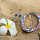 Браслет МОРСКОЙ. Браслет из бусин. Irina-skazka/Handmade Jewerly. Ярмарка Мастеров.  Фото №4