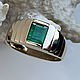 Order Men's Gold Ring with Emerald (1,49 ct) Handmade Ring. Bauroom - vedic jewelry & gemstones (bauroom). Livemaster. . Rings Фото №3