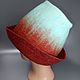 Банная шляпа цветочная. Текстиль для бани. евгения жильцова. Ярмарка Мастеров.  Фото №5