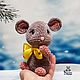 Toy Mouse knitted from plush yarn mouse toy symbol of the year. Stuffed Toys. vyazunchiki-lz (vyazunchiki-lz). My Livemaster. Фото №6