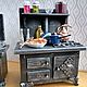 Furniture for dolls: Old stove stove for doll house miniature. Doll furniture. MiniDom (Irina). My Livemaster. Фото №5