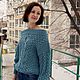 Нежный свитер по мотивам Ruban. Свитеры. Eugenia Mishakova (mishakova-e). Интернет-магазин Ярмарка Мастеров.  Фото №2