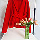 Красный Жакет "RED". Жакеты. Lilacbranch. Ярмарка Мастеров.  Фото №4
