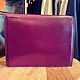 Заказать Винтаж:  Винтажный клатч Yves Saint Laurent из бордовой кожи. Chic bags. Ярмарка Мастеров. . Сумки винтажные Фото №3