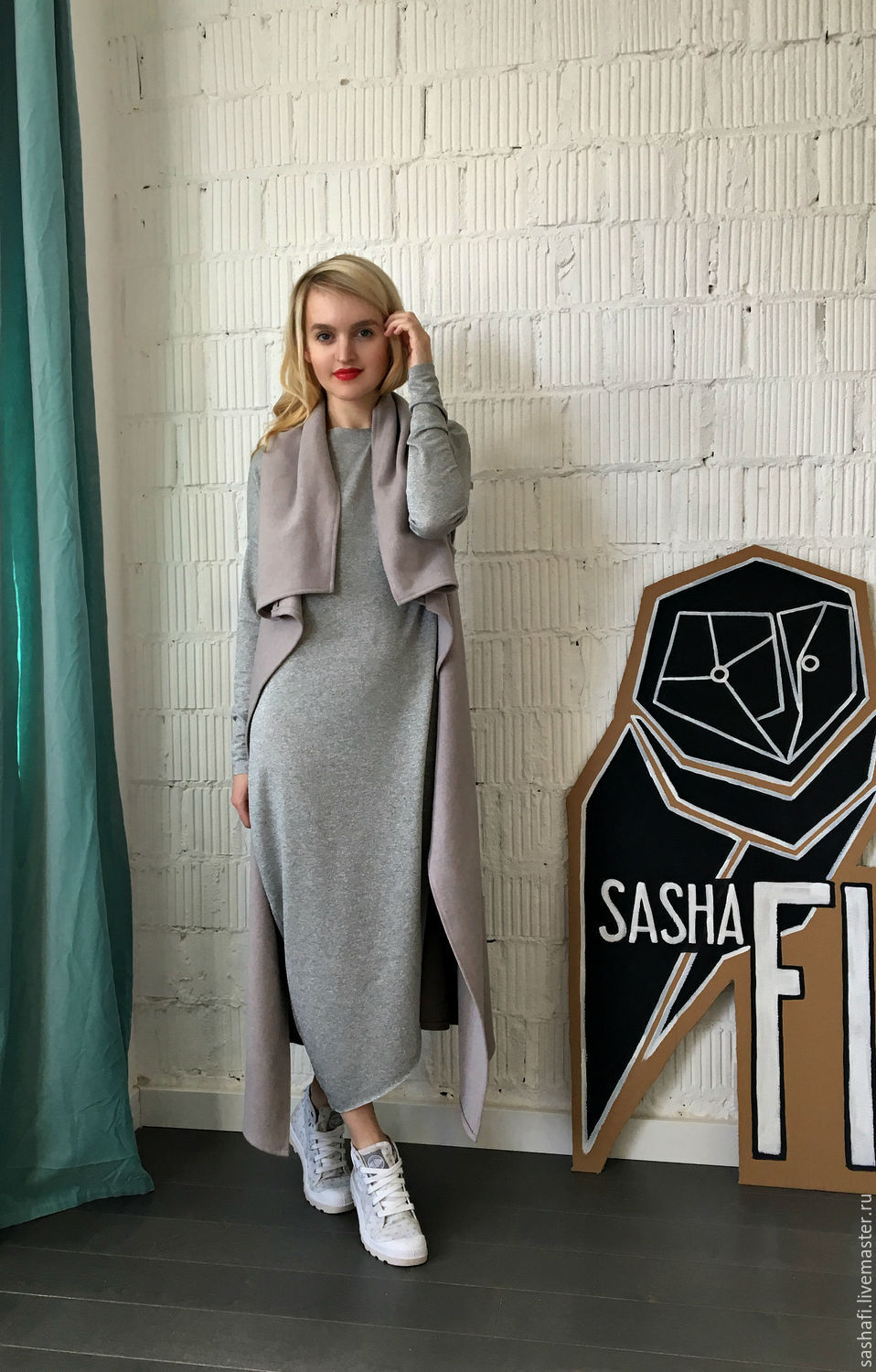 Пальто-жилет беж, жилет женский, пальто без рукавов – купить на Ярмарке ...