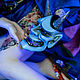 Японская интерьерная Ханья демон маска. Маски интерьерные. Workshop_RS. Ярмарка Мастеров.  Фото №4