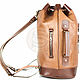 Leather backpack 'Sasha' brown. Backpacks. Russian leather Guild. Online shopping on My Livemaster.  Фото №2