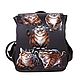 Women's backpack 'Angry cats', Backpacks, St. Petersburg,  Фото №1