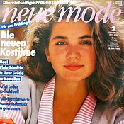 Материалы для творчества handmade. Livemaster - original item Neue Mode 2 Magazine 1985 (February). Handmade.