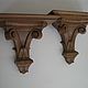 Consola de pared tallada clásica 3 roble. Shelves. Carved decor. My Livemaster. Фото №6