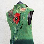 Одежда handmade. Livemaster - original item One-piece women`s vest. Handmade.