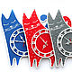 Настенные часы для дома Веселый кот, Часы классические, Москва,  Фото №1