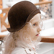 Аксессуары handmade. Livemaster - original item children`s hat the Cloche V03. Handmade.