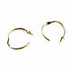 Hoop earrings twisted earrings twisted gold,earrings in the form of rings. Congo earrings. Irina Moro. My Livemaster. Фото №5