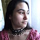 Ожерелье - ошейник. Колье. Елена Владимировна. Интернет-магазин Ярмарка Мастеров.  Фото №2