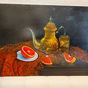 Картины и панно handmade. Livemaster - original item Pictures: Oriental still life. Handmade.